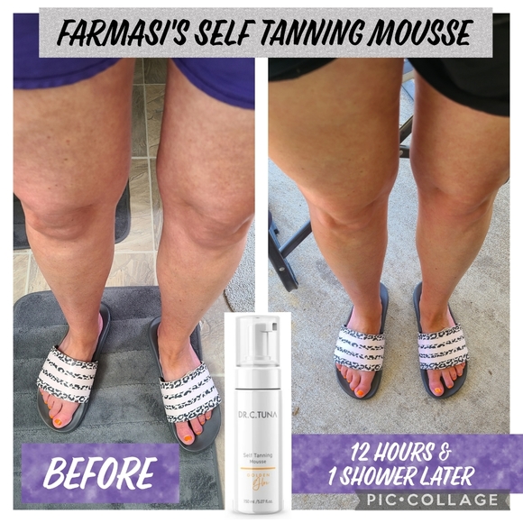Farmasi Bath & Body Sunless Self Tanning Moussequick Dryingnipsee